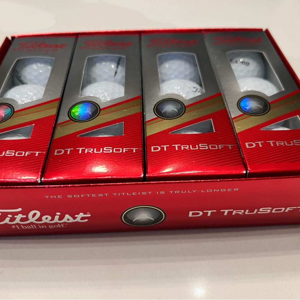 Titleist DT TruSoft Golf Balls #1 Ball In Golf 1 dozen 12 NEW In BOX - Original